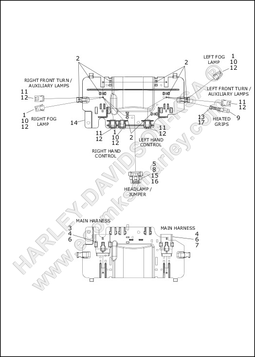 WIRING HARNESS, FAIRING - (1 OF 2)